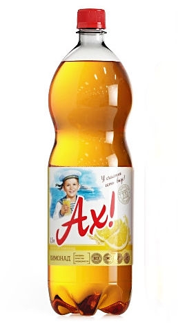 Ах Лимонад напиток сильногазированный 1.5 л