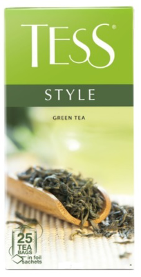 Чай зеленый TESS "Style" 25х1,8г