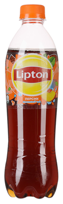 Холодный чай LIPTON чёрный персик 0.5 л