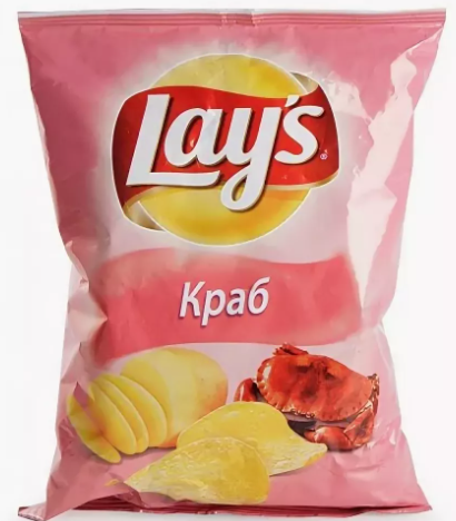 Чипсы LAY'S "Краб" картофельные 140 г