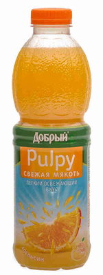 Напиток сокосодержащий ДОБРЫЙ Pulpy апельсин 0.9 л