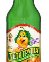 Напиток ЕЛИСЕЕВСКИЕ ЛИМОНАДЫ "Тетя Груша" сильногазированный 0.5 л с/б