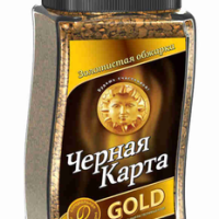 Кофе растворимый ЧЕРНАЯ КАРТА Gold 95 г
