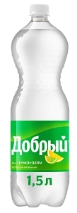 Напиток ДОБРЫЙ "Лимон-лайм" газированный 1.5 л