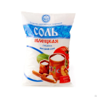 Соль ИЛЕЦКАЯ поваренная пищевая высшего сорта 1 кг пакет