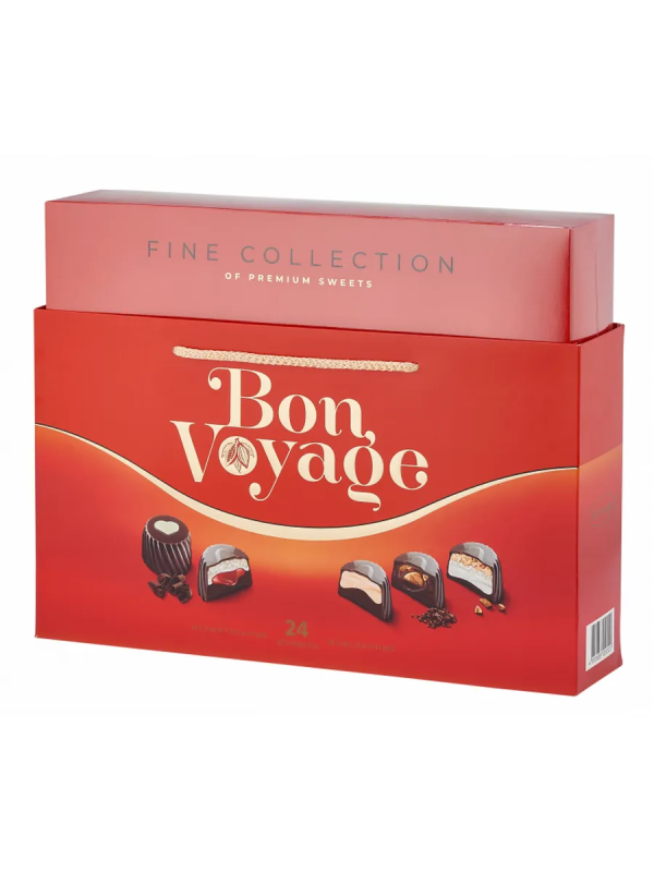 Конфеты BON VOYAGE "Premium" ассорти красная 370 г