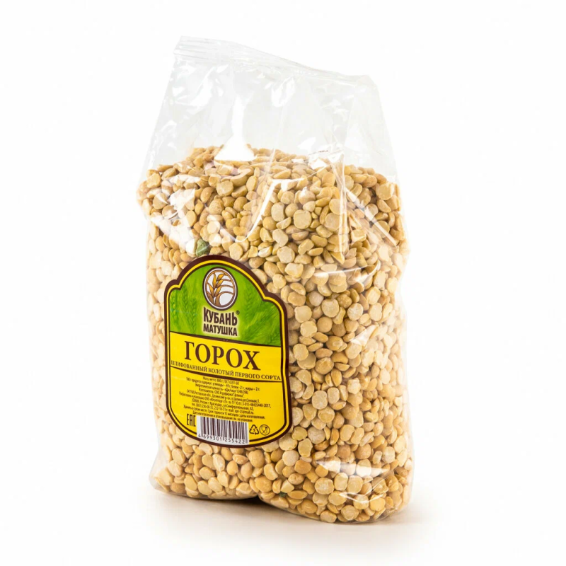 Горох КУБАНЬ МАТУШКА колотый шлифованный 800 г