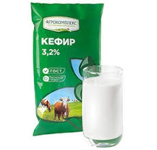 Кефир АГРОКОМПЛЕКС 900 мл 3,2%