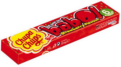 Жевательная резинка CHUPA CHUPS "Big babol" со вкусом клубники 21 г