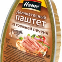 Паштет HAME "Деликатесный" с  говяжьей печенью 105 г