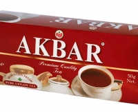 Чай черный AKBAR "Красно-белая серия" 25х2г