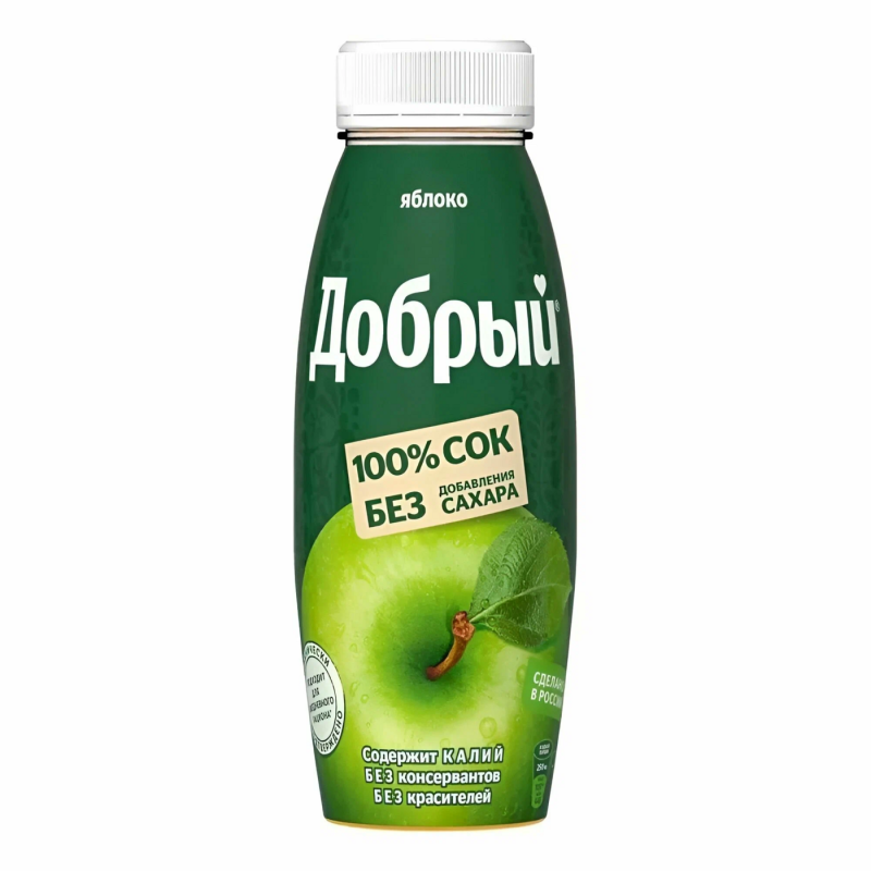 Сок ДОБРЫЙ яблоко 0.3 л