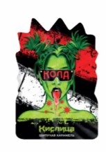 Карамель КИСЛИЦА со вкусом колы шипучая 3 г