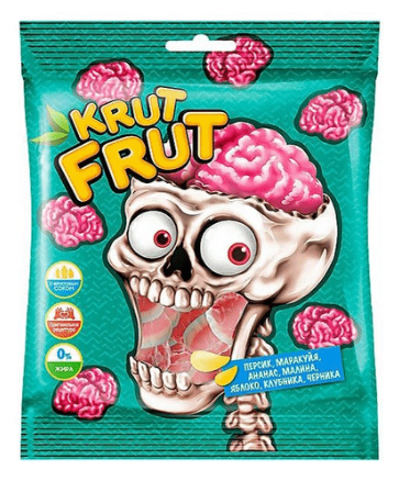 Мармелад жевательный KRUTFRUT "Мозг" 70 г
