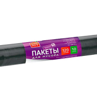 Пакеты для мусора DOM HIT черные 10 шт. 120 л