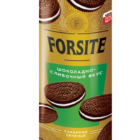 Печенье FORSITE "Сэндвич с шоколадно-сливочным вкусом" сахарное 220 г