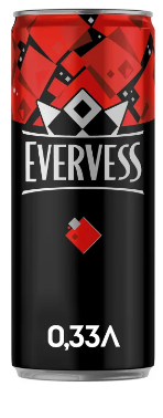 Напиток EVERVESS "Кола" сильногазированный 0.33 л