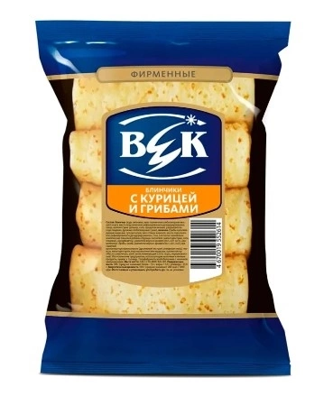 Блинчики ВЕК "Фирменные" с курицей и грибами 320 г