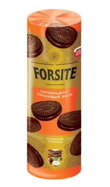 Печенье FORSITE с шоколадно-ореховым вкусом 208 г