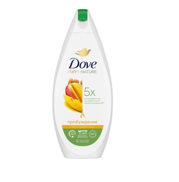 Крем-гель для душа DOVE "Манго и миндаль" 250 мл