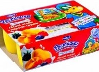 Творог РАСТИШКА лесные ягоды-персик-груша 270 г 3,5%